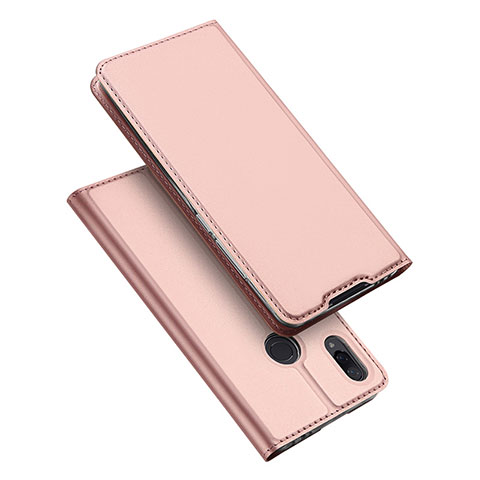 Custodia Portafoglio In Pelle Cover con Supporto per Xiaomi Redmi Note 7 Oro Rosa