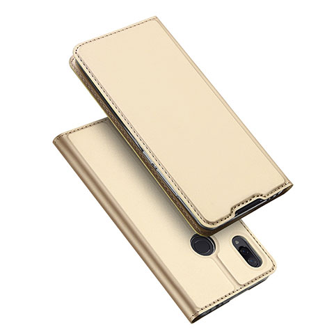 Custodia Portafoglio In Pelle Cover con Supporto per Xiaomi Redmi Note 7 Pro Oro