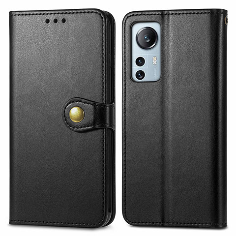 Custodia Portafoglio In Pelle Cover con Supporto S04D per Xiaomi Mi 12 Lite 5G Nero