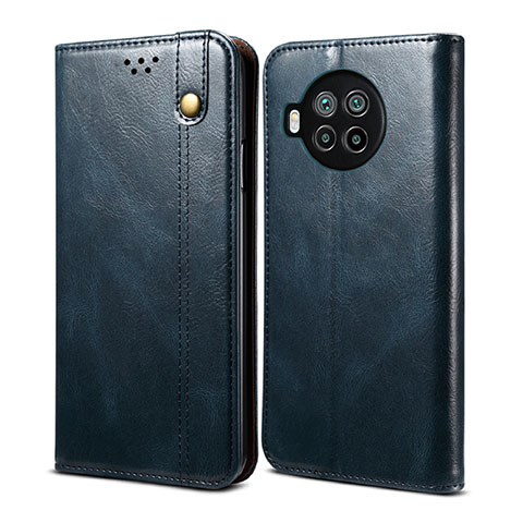Custodia Portafoglio In Pelle Cover con Supporto T01 per Xiaomi Mi 10T Lite 5G Blu