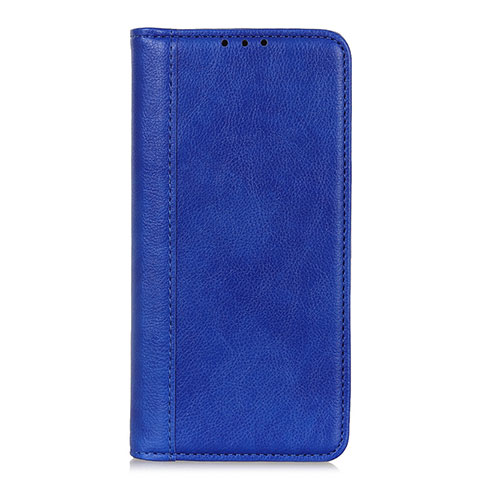 Custodia Portafoglio In Pelle Cover con Supporto T02 per Xiaomi Poco M3 Blu