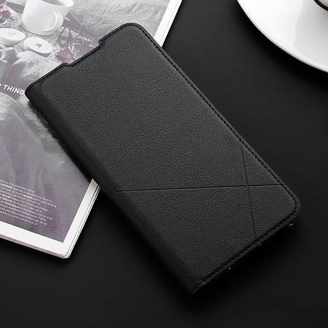 Custodia Portafoglio In Pelle Cover con Supporto T03 per Xiaomi Redmi Note 8 Pro Nero