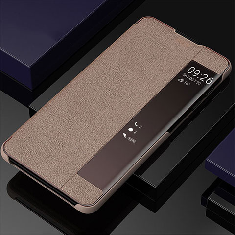 Custodia Portafoglio In Pelle Cover con Supporto T04 per Samsung Galaxy Note 10 Plus 5G Oro Rosa