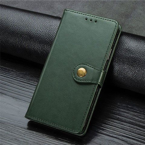 Custodia Portafoglio In Pelle Cover con Supporto T04 per Xiaomi Mi 10 Pro Verde