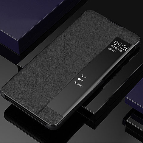 Custodia Portafoglio In Pelle Cover con Supporto T06 per Samsung Galaxy Note 10 5G Nero