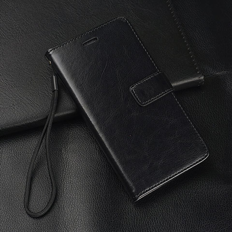 Custodia Portafoglio In Pelle Cover con Supporto T06 per Xiaomi Mi 9T Nero