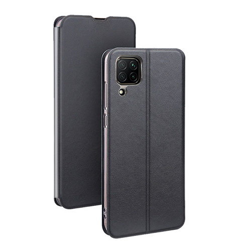 Custodia Portafoglio In Pelle Cover con Supporto T07 per Huawei Nova 6 SE Nero