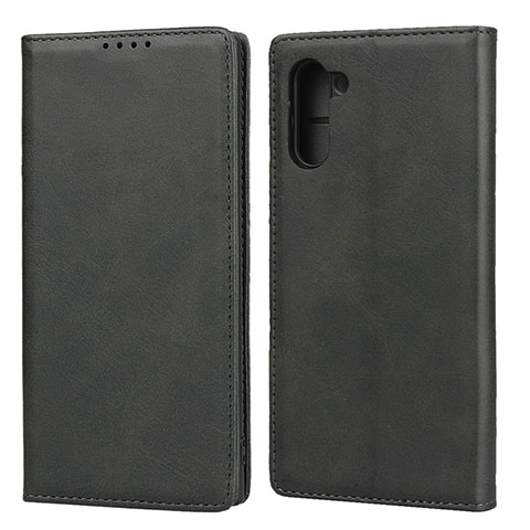 Custodia Portafoglio In Pelle Cover con Supporto T07 per Samsung Galaxy Note 10 5G Nero