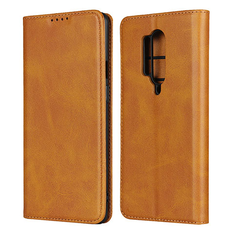 Custodia Portafoglio In Pelle Cover con Supporto T09 per OnePlus 8 Pro Arancione