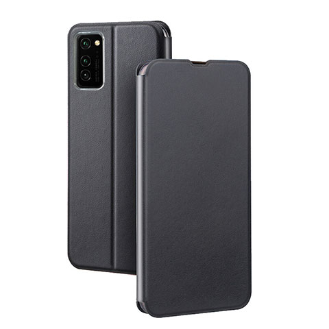 Custodia Portafoglio In Pelle Cover con Supporto T10 per Huawei Honor V30 Pro 5G Nero