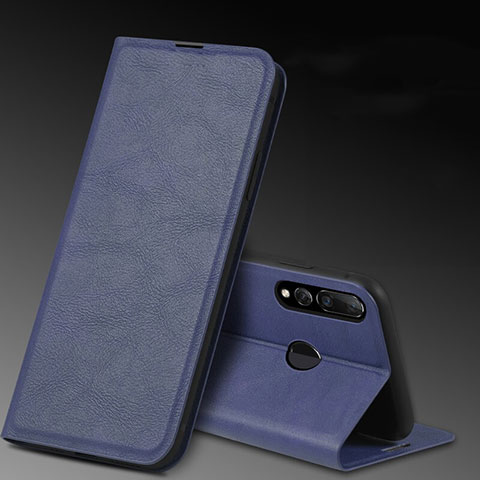 Custodia Portafoglio In Pelle Cover con Supporto T11 per Huawei Honor 20 Lite Blu