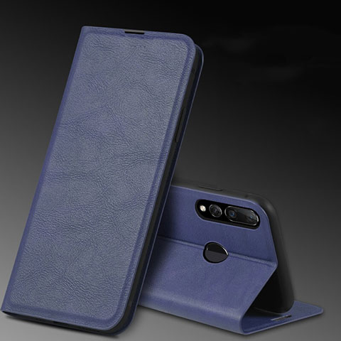 Custodia Portafoglio In Pelle Cover con Supporto T11 per Huawei Honor 20i Blu