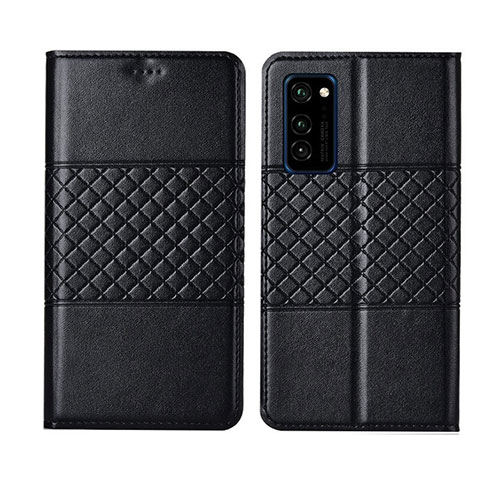 Custodia Portafoglio In Pelle Cover con Supporto T11 per Huawei Honor V30 5G Nero