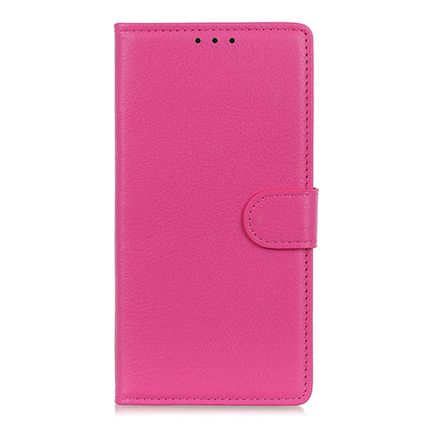 Custodia Portafoglio In Pelle Cover con Supporto T11 per Huawei P Smart (2020) Rosa Caldo