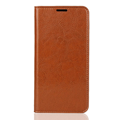 Custodia Portafoglio In Pelle Cover con Supporto T11 per Xiaomi Mi 9T Arancione