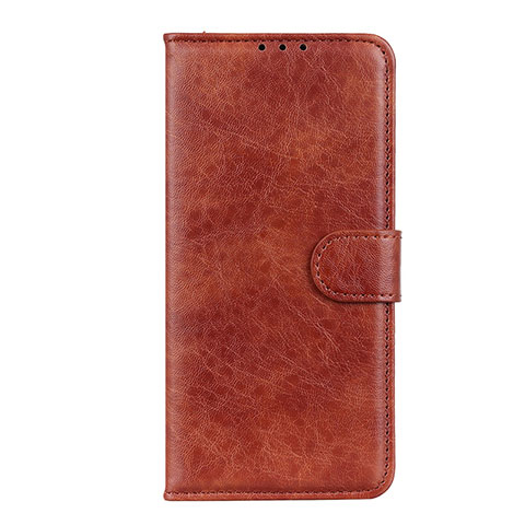 Custodia Portafoglio In Pelle Cover con Supporto T12 per Huawei P Smart (2020) Marrone