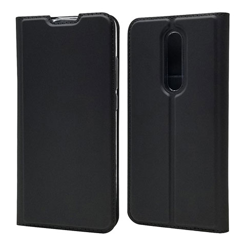 Custodia Portafoglio In Pelle Cover con Supporto T12 per Xiaomi Mi 9T Nero