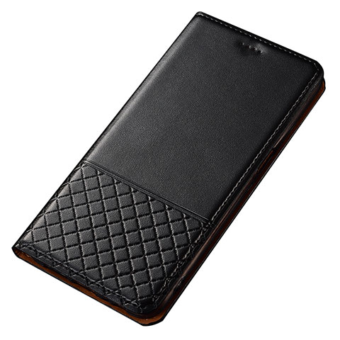 Custodia Portafoglio In Pelle Cover con Supporto T14 per Xiaomi Redmi Note 8 Nero