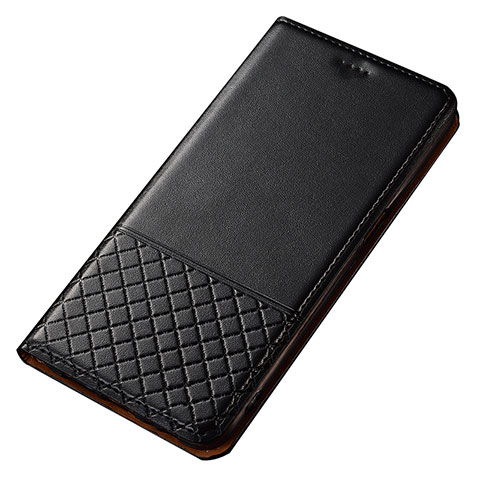 Custodia Portafoglio In Pelle Cover con Supporto T14 per Xiaomi Redmi Note 8T Nero