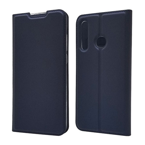 Custodia Portafoglio In Pelle Cover con Supporto T15 per Huawei Honor 20 Lite Blu