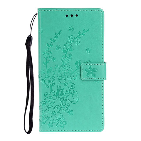 Custodia Portafoglio In Pelle Cover con Supporto T15 per Huawei P40 Verde