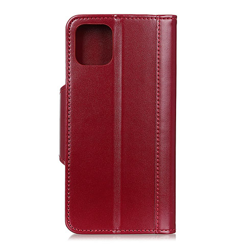Custodia Portafoglio In Pelle Cover con Supporto T15 per Xiaomi Mi 11 Lite 4G Rosso