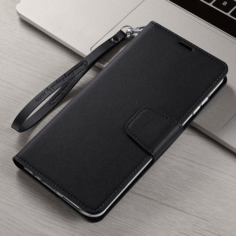 Custodia Portafoglio In Pelle Cover con Supporto T15 per Xiaomi Mi Note 10 Pro Nero