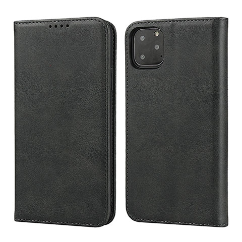 Custodia Portafoglio In Pelle Cover con Supporto T16 per Apple iPhone 11 Pro Max Nero