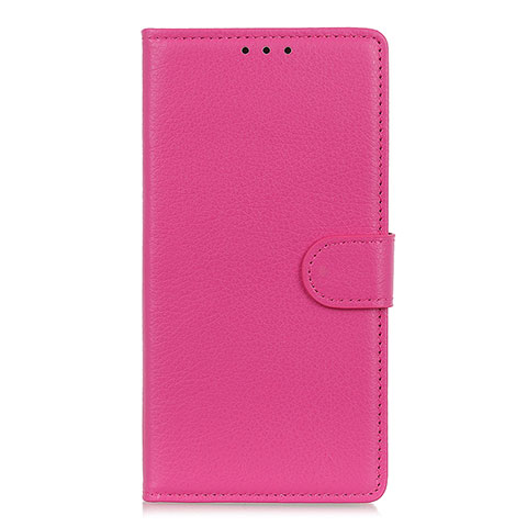 Custodia Portafoglio In Pelle Cover con Supporto T16 per Samsung Galaxy Note 20 Ultra 5G Rosa Caldo