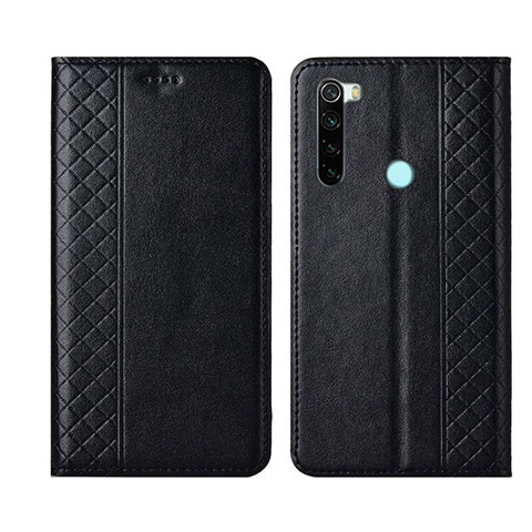 Custodia Portafoglio In Pelle Cover con Supporto T16 per Xiaomi Redmi Note 8 Nero