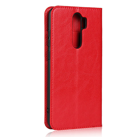 Custodia Portafoglio In Pelle Cover con Supporto T17 per Xiaomi Redmi Note 8 Pro Rosso