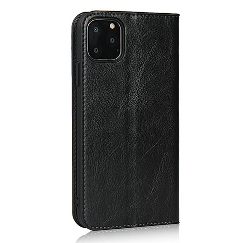 Custodia Portafoglio In Pelle Cover con Supporto T18 per Apple iPhone 11 Pro Max Nero