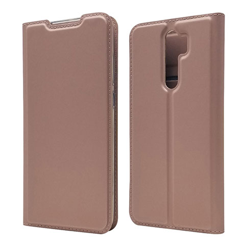 Custodia Portafoglio In Pelle Cover con Supporto T18 per Xiaomi Redmi Note 8 Pro Oro Rosa