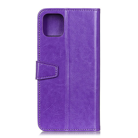 Custodia Portafoglio In Pelle Cover con Supporto T28 per Xiaomi Mi 11 5G Viola