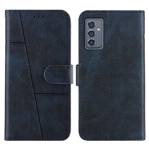 Custodia Portafoglio In Pelle Cover con Supporto Y01X per Samsung Galaxy A15 5G Blu