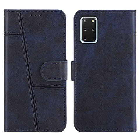 Custodia Portafoglio In Pelle Cover con Supporto Y01X per Samsung Galaxy S20 Plus Blu
