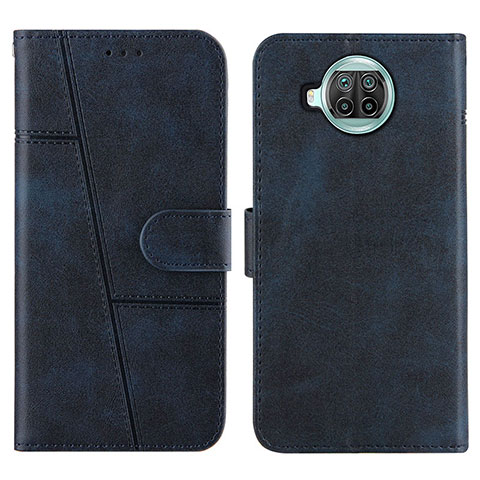 Custodia Portafoglio In Pelle Cover con Supporto Y01X per Xiaomi Mi 10T Lite 5G Blu