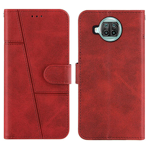 Custodia Portafoglio In Pelle Cover con Supporto Y01X per Xiaomi Mi 10T Lite 5G Rosso