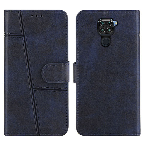 Custodia Portafoglio In Pelle Cover con Supporto Y01X per Xiaomi Redmi Note 9 Blu