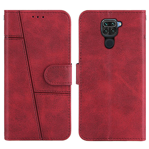 Custodia Portafoglio In Pelle Cover con Supporto Y01X per Xiaomi Redmi Note 9 Rosso