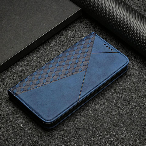 Custodia Portafoglio In Pelle Cover con Supporto Y02X per Samsung Galaxy A51 5G Blu