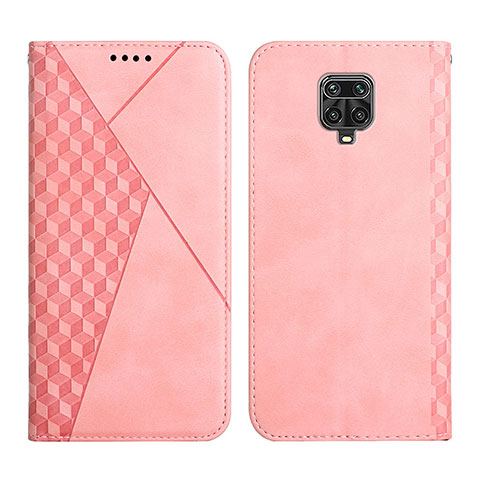 Custodia Portafoglio In Pelle Cover con Supporto Y02X per Xiaomi Poco M2 Pro Oro Rosa