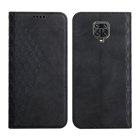 Custodia Portafoglio In Pelle Cover con Supporto Y02X per Xiaomi Redmi Note 9 Pro Nero