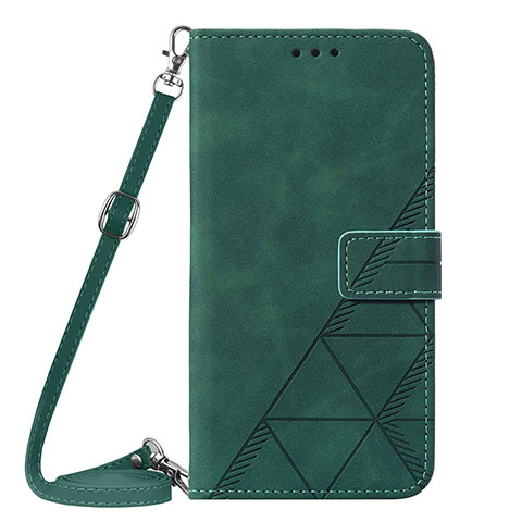 Custodia Portafoglio In Pelle Cover con Supporto Y04B per Samsung Galaxy A11 Verde