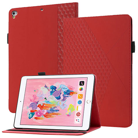 Custodia Portafoglio In Pelle Cover con Supporto YX1 per Apple iPad Air 2 Rosso