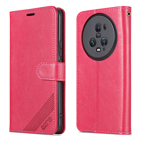 Custodia Portafoglio In Pelle Cover con Supporto YZ3 per Huawei Honor Magic5 Pro 5G Rosa Caldo