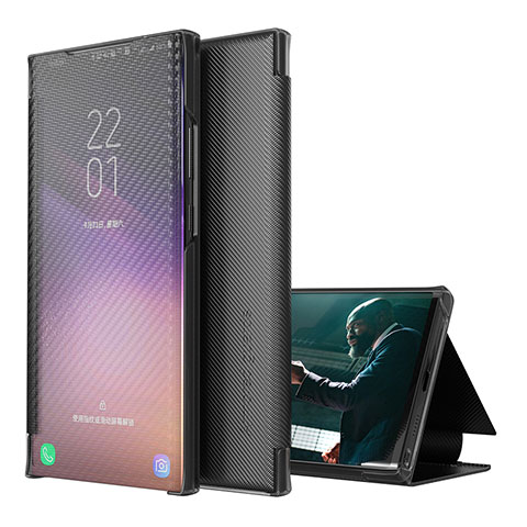 Custodia Portafoglio In Pelle Cover con Supporto ZL1 per Samsung Galaxy S20 5G Nero