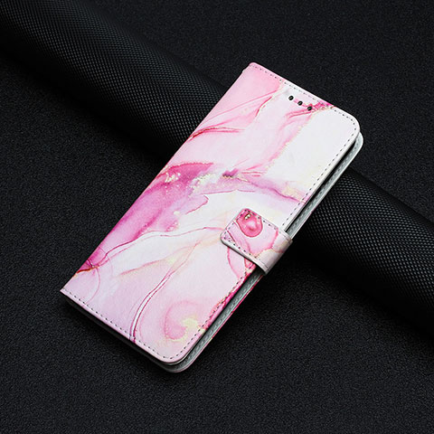 Custodia Portafoglio In Pelle Fantasia Modello Cover con Supporto Y01X per Xiaomi Redmi A2 Plus Rosa