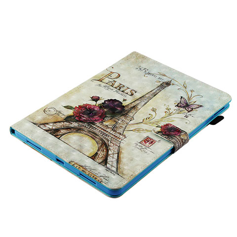 Custodia Portafoglio In Pelle Fantasia Modello Cover con Supporto Y02B per Apple iPad Pro 11 (2018) Multicolore