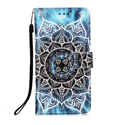 Custodia Portafoglio In Pelle Fantasia Modello Cover con Supporto Y02B per Xiaomi Redmi 9 India Multicolore